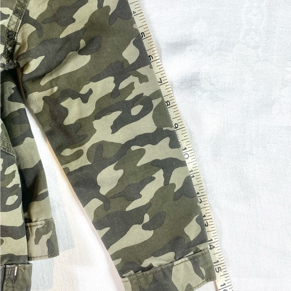 Gymboree Girls Military Jacket Camo Olive Embroidered Girlhoodcore Size 5/6 EUC - Picture 8 of 10